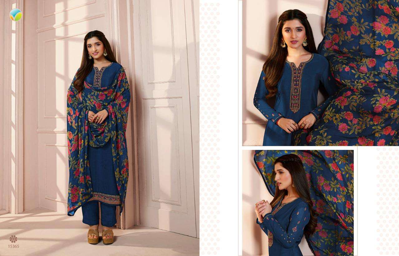 Vinay Silkina Royal Crepe Vol 33 Catalog Designer Wear Dress Materials