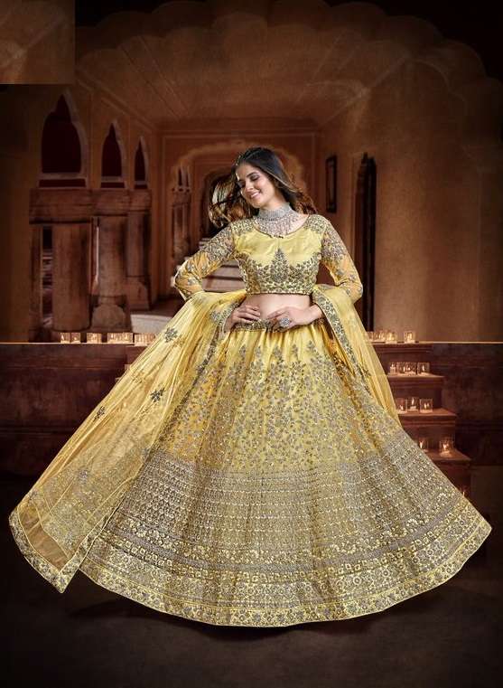  Yellow 1112 Lehenga Choli Online at Best Prices In India