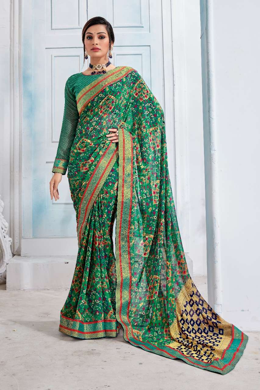 Ynf Persian Print Catalog Traditional Wear Georgette Sarees 