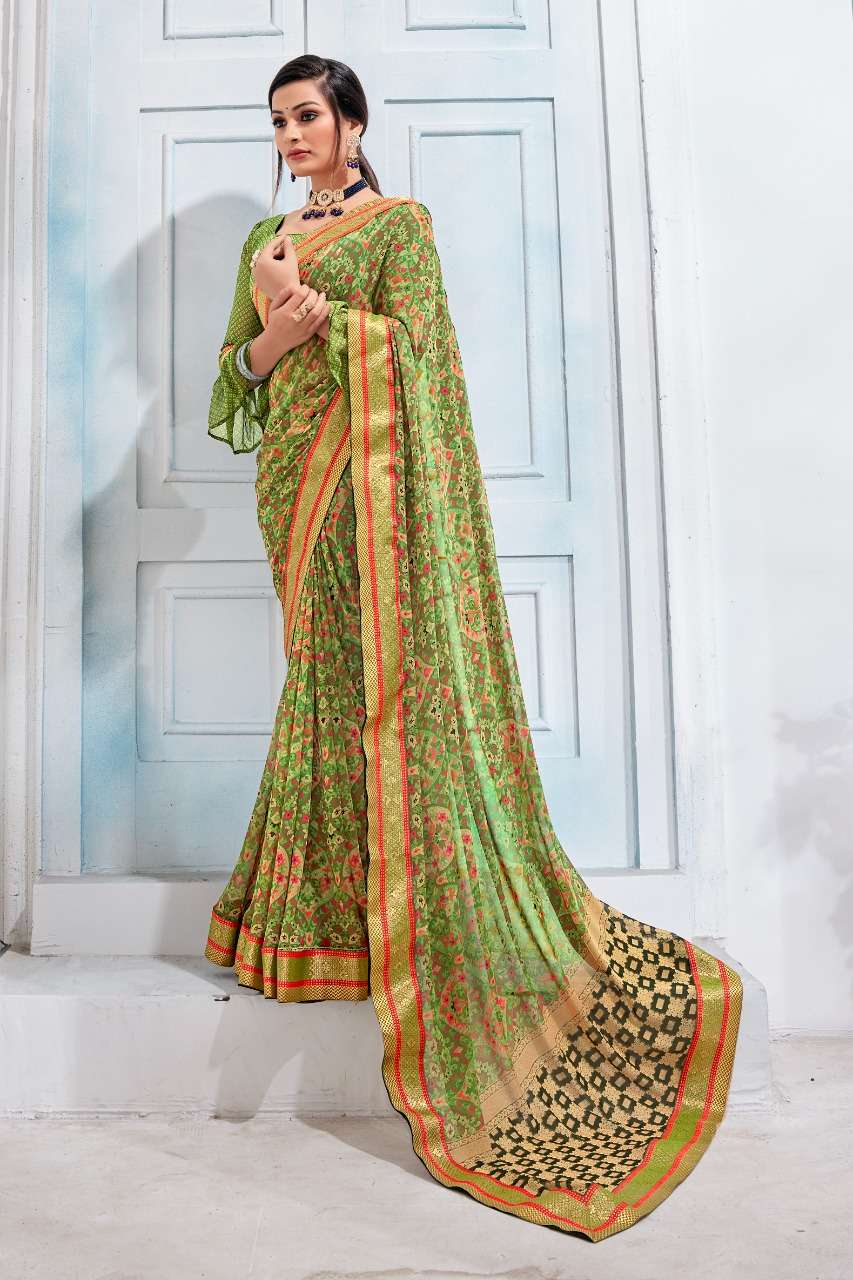 Ynf Persian Print Catalog Traditional Wear Georgette Sarees 