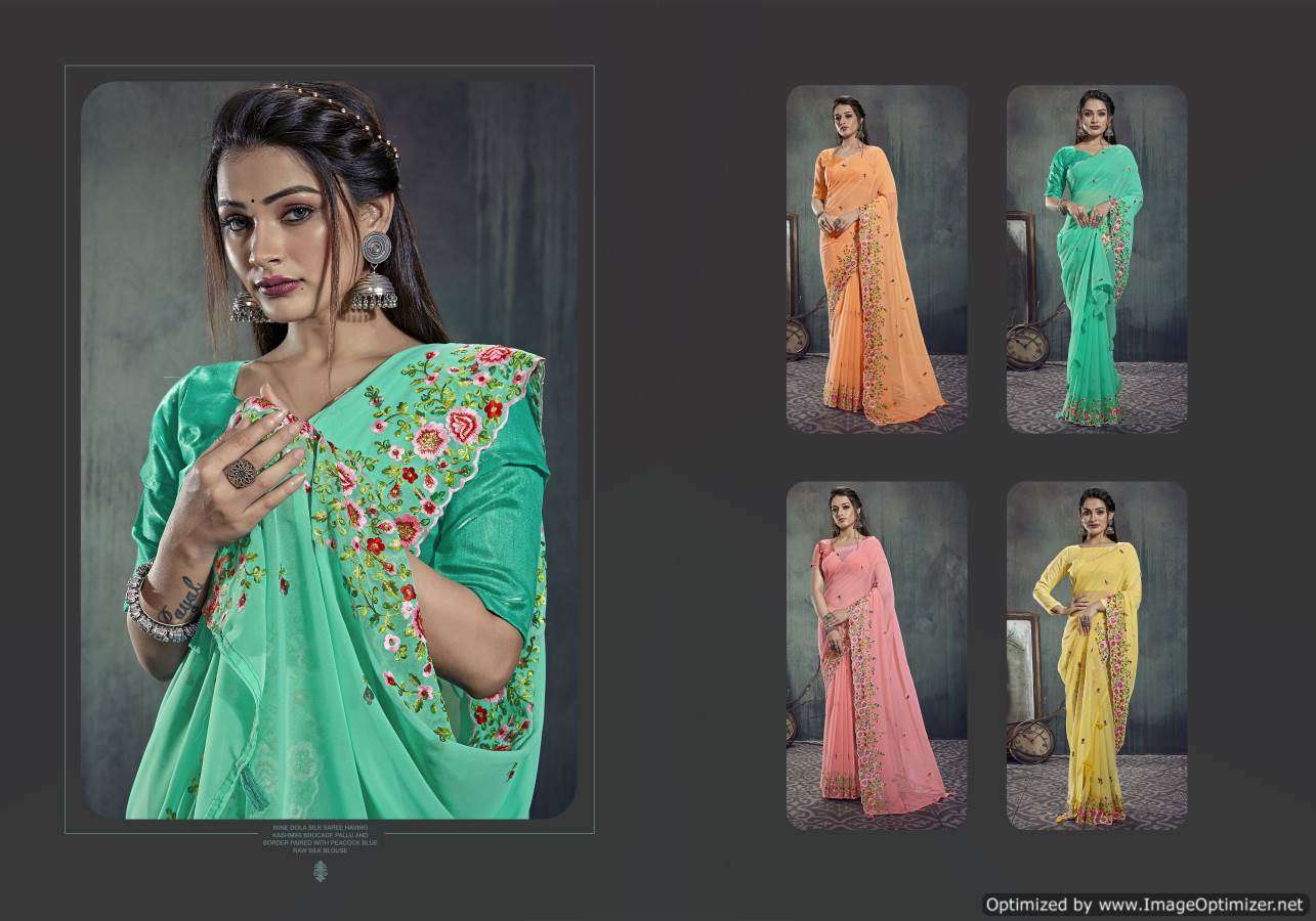 Ynf Tyaar Georgette catalogue Fancy Wear Saree 