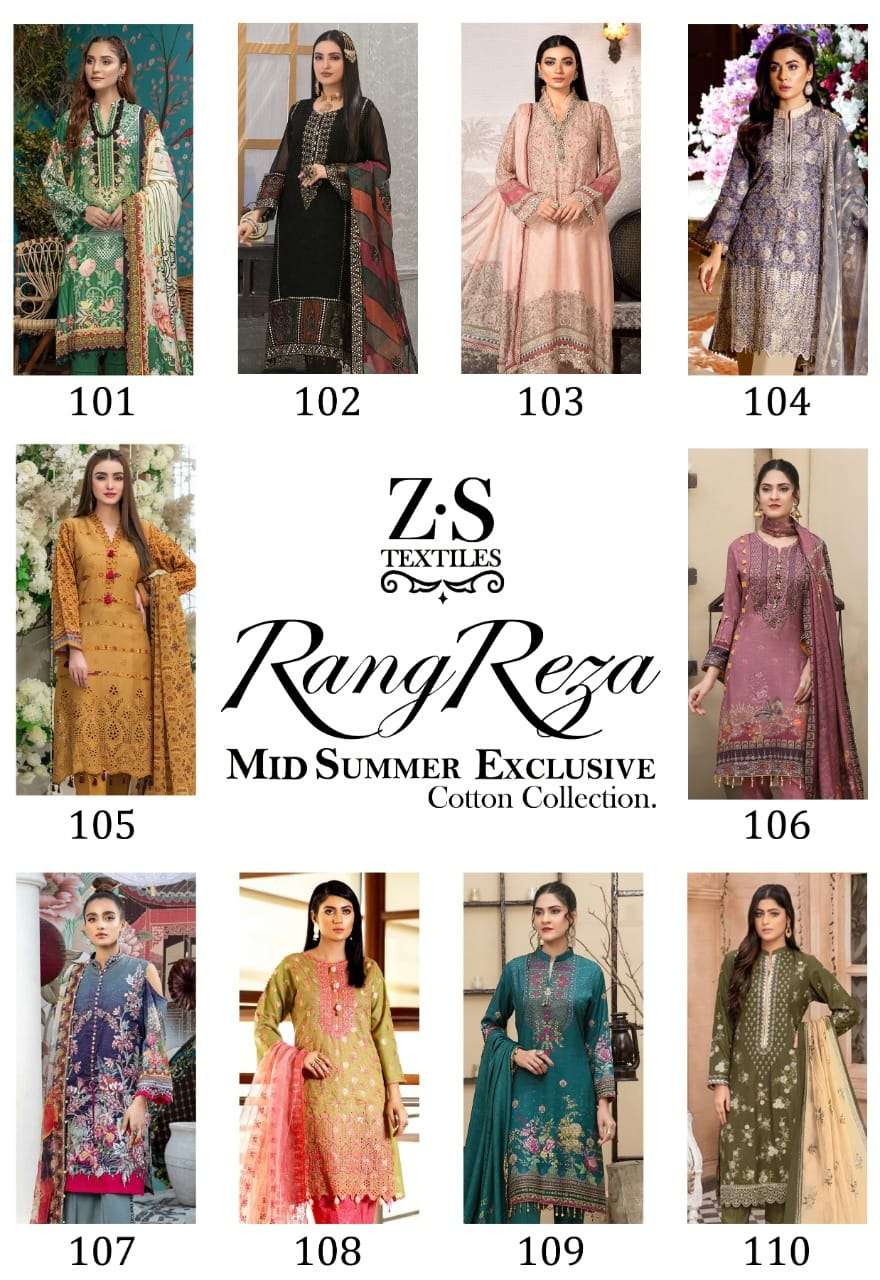 Z.S  Rang Reza Mid Summer Exclusive cotton collection catalog 