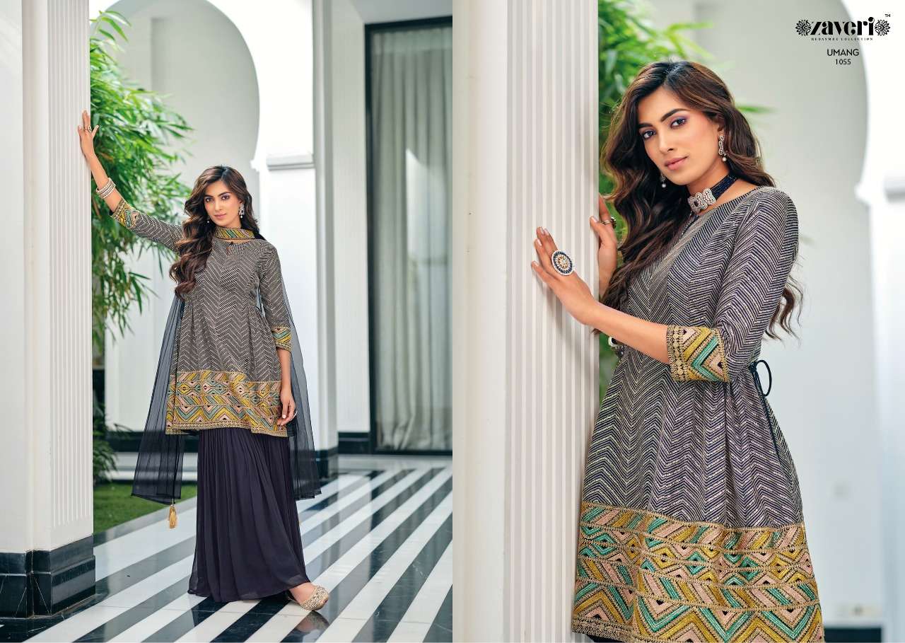 Zaveri Umang  catalog Designer Party wear Ready made Salwar suits 