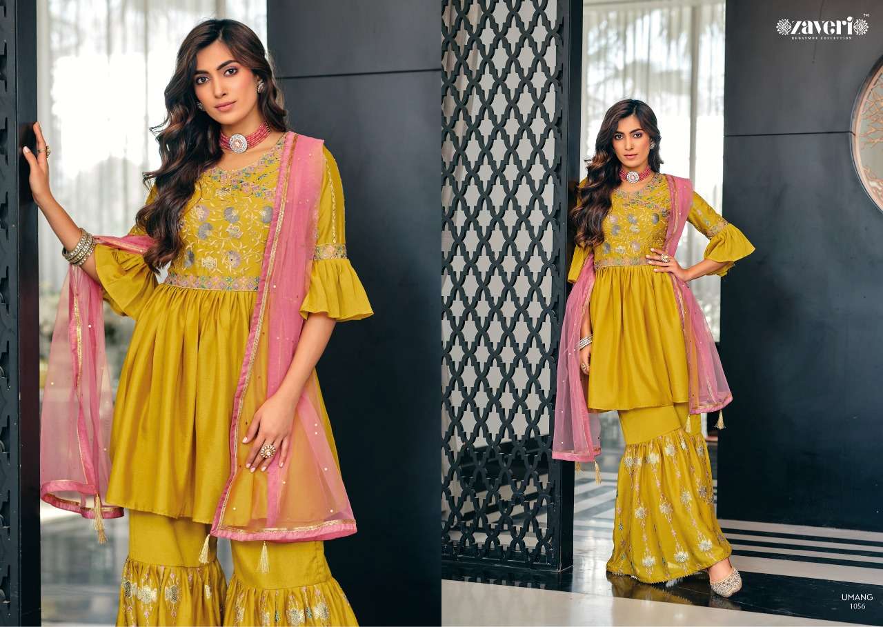 Zaveri Umang  catalog Designer Party wear Ready made Salwar suits 