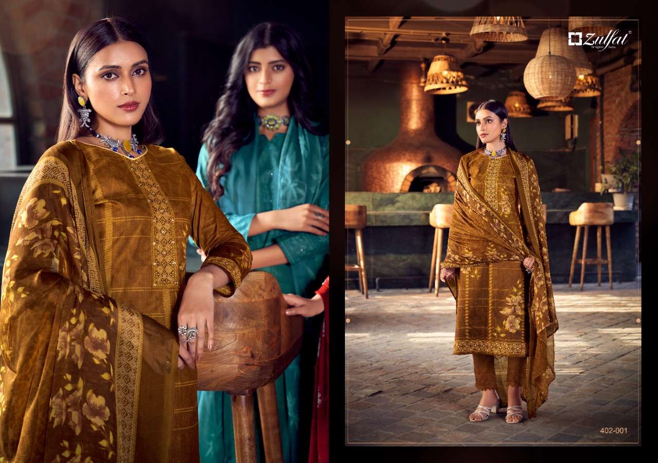 Zulfat Sandhya  catalog Exclusive Designer Dress Materials