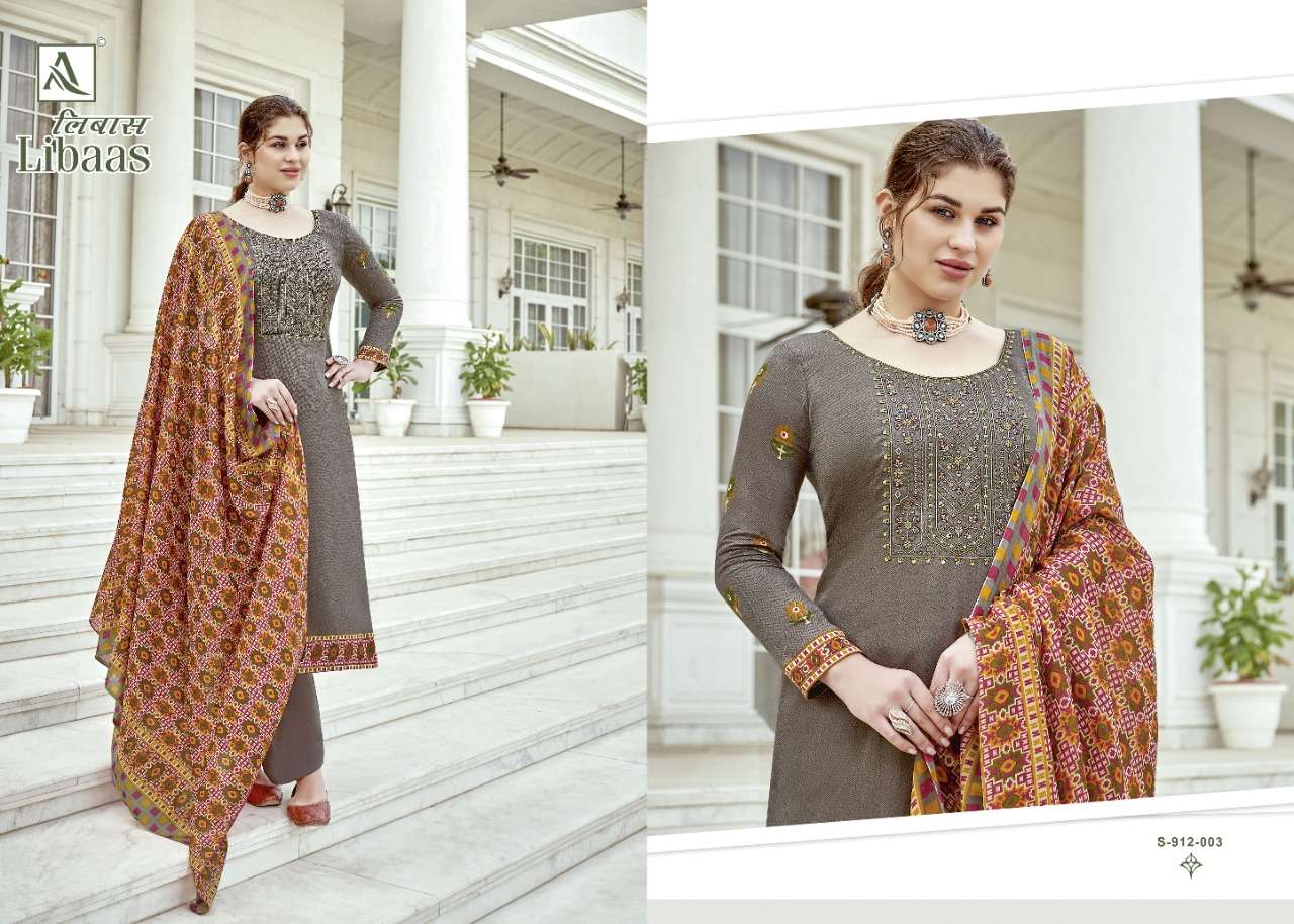 Alok Libaas Catalog Designer Wear Pure Jam Cotton Unstitched Dress Materials