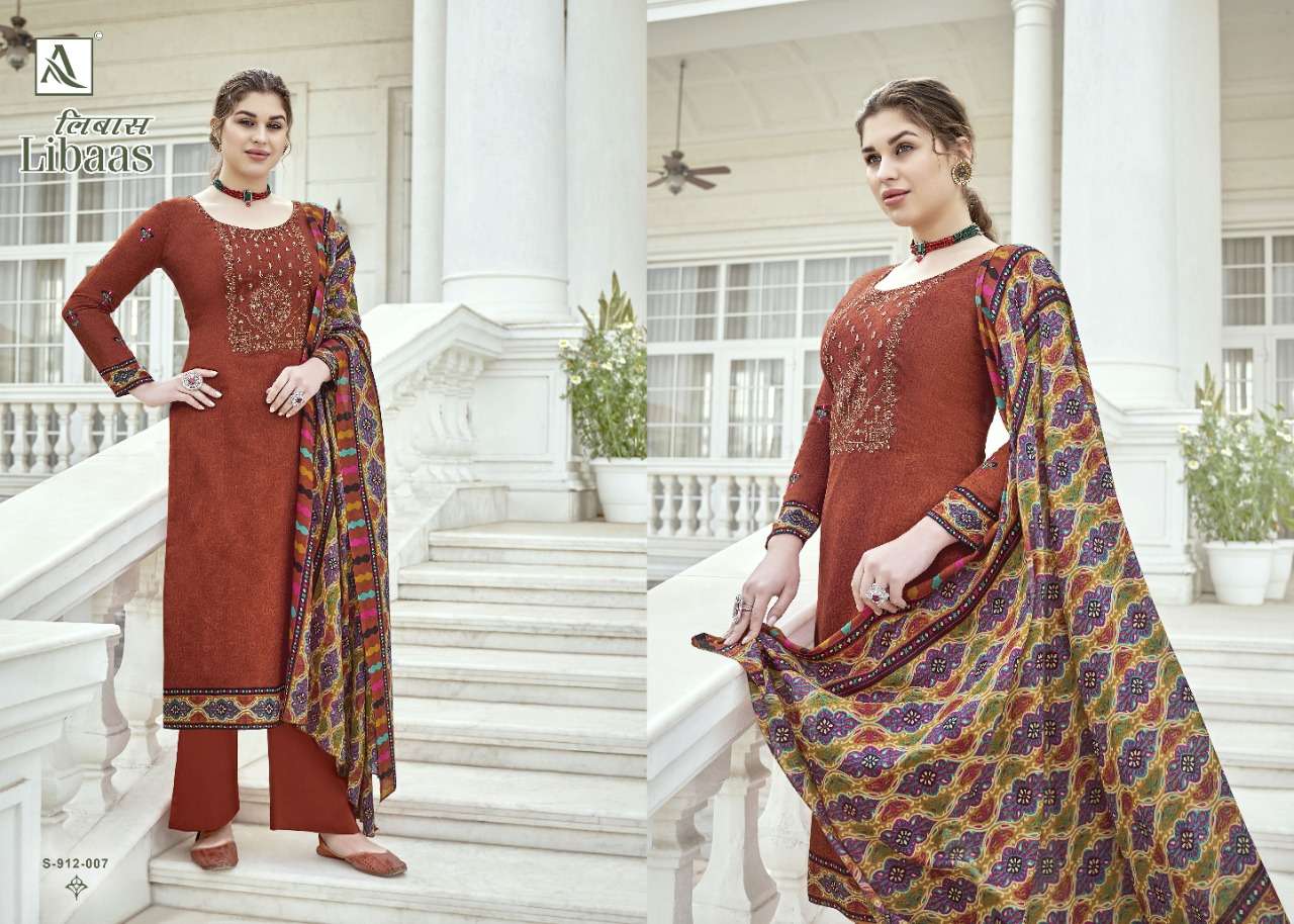 Alok Libaas Catalog Designer Wear Pure Jam Cotton Unstitched Dress Materials