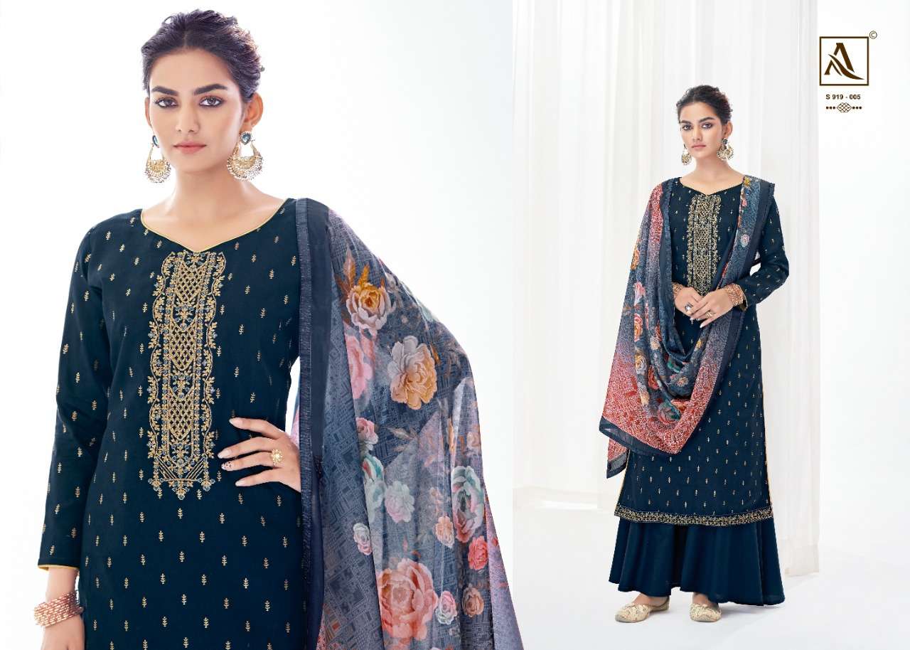 Alok Tarunika Catalog Pure Jam Cotton Designer Wear Ladies Dress Materials 