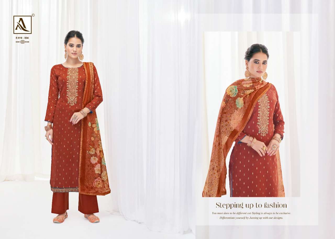Alok Tarunika Catalog Pure Jam Cotton Designer Wear Ladies Dress Materials 