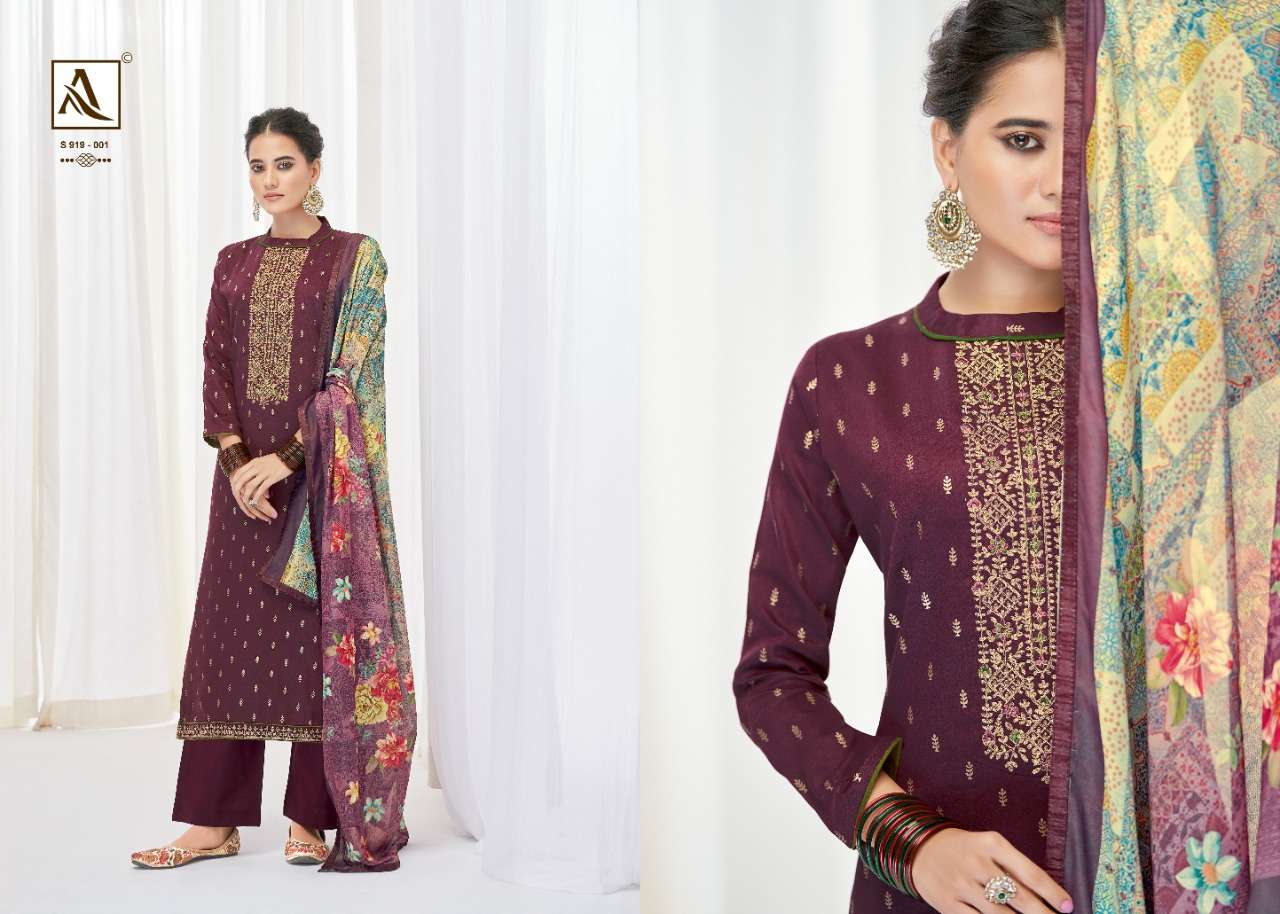Alok Tarunika Catalog Pure Jam Cotton Designer Wear Ladies Dress Materials 