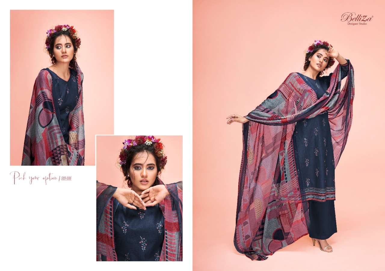 Belliza Ahalya Catalog Festive Wear Summer Cotton Printed Ladies Dress Materials 