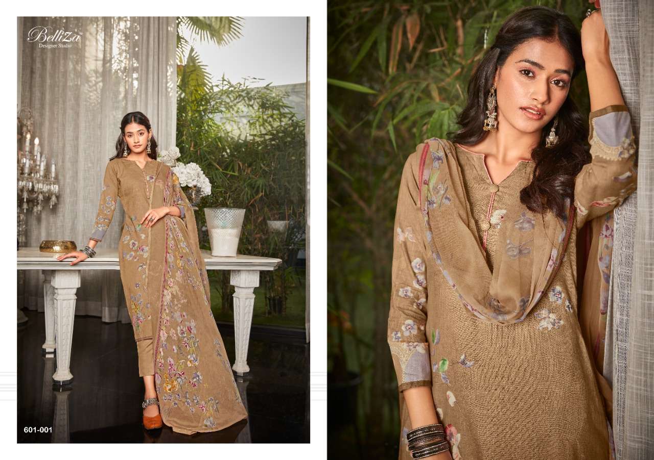 Belliza Namika Vol 2 Catalog Designer Wear Pure Cotton Linen Printed Ladies Dress Materials 