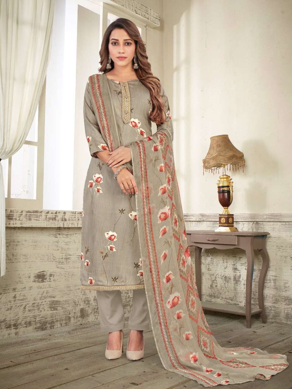 Bipson Riya 1799 Catalog Fancy Wear Jam Satin Women Dress Materials 