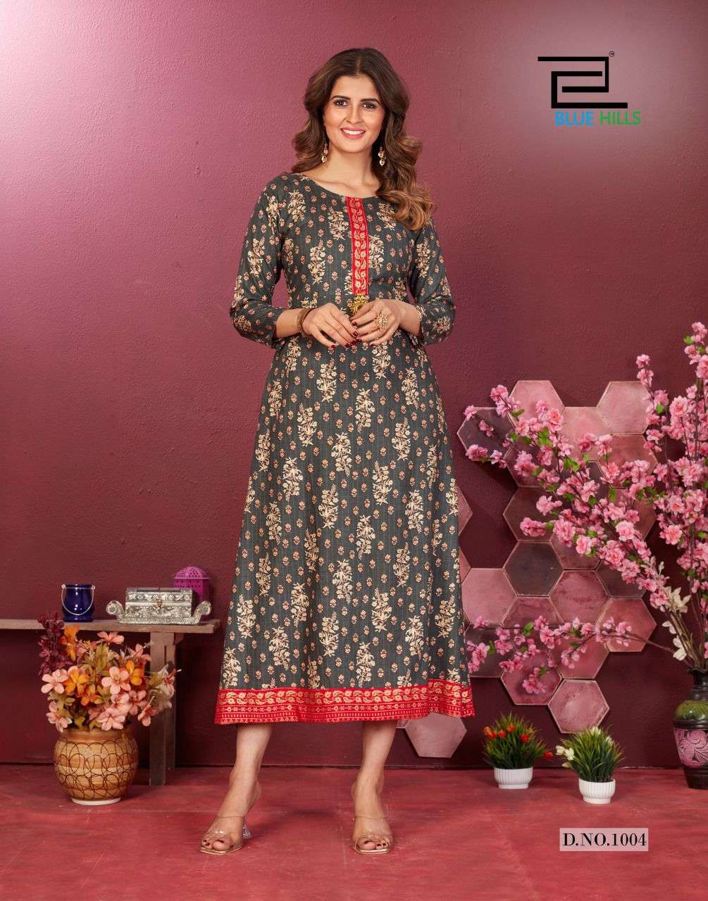 Blue Hills Fairy Tale Vol 1 Catalog Festive Wear Long Anarkali Kurtis 