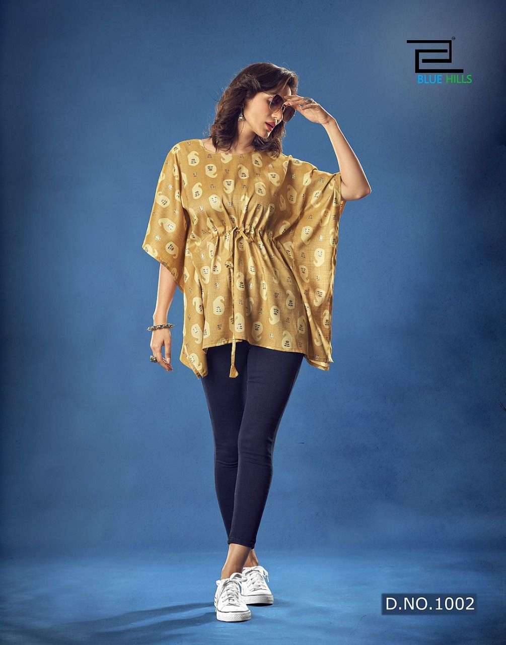 Blue Hills Kaftan Vol 1 Catalog Fancy Western Wear Rayon Kaftan 