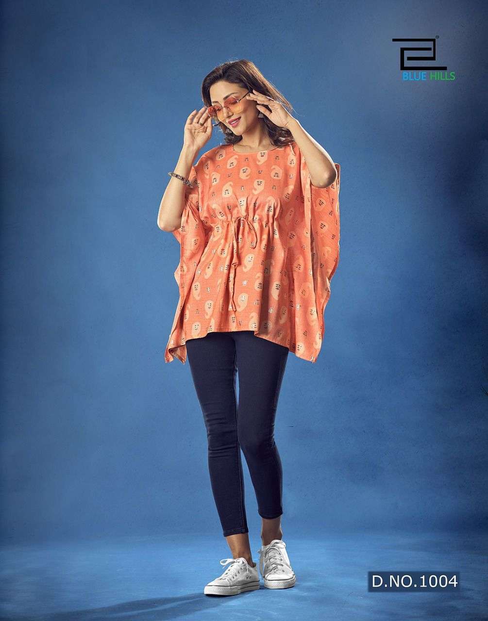 Blue Hills Kaftan Vol 1 Catalog Fancy Western Wear Rayon Kaftan 