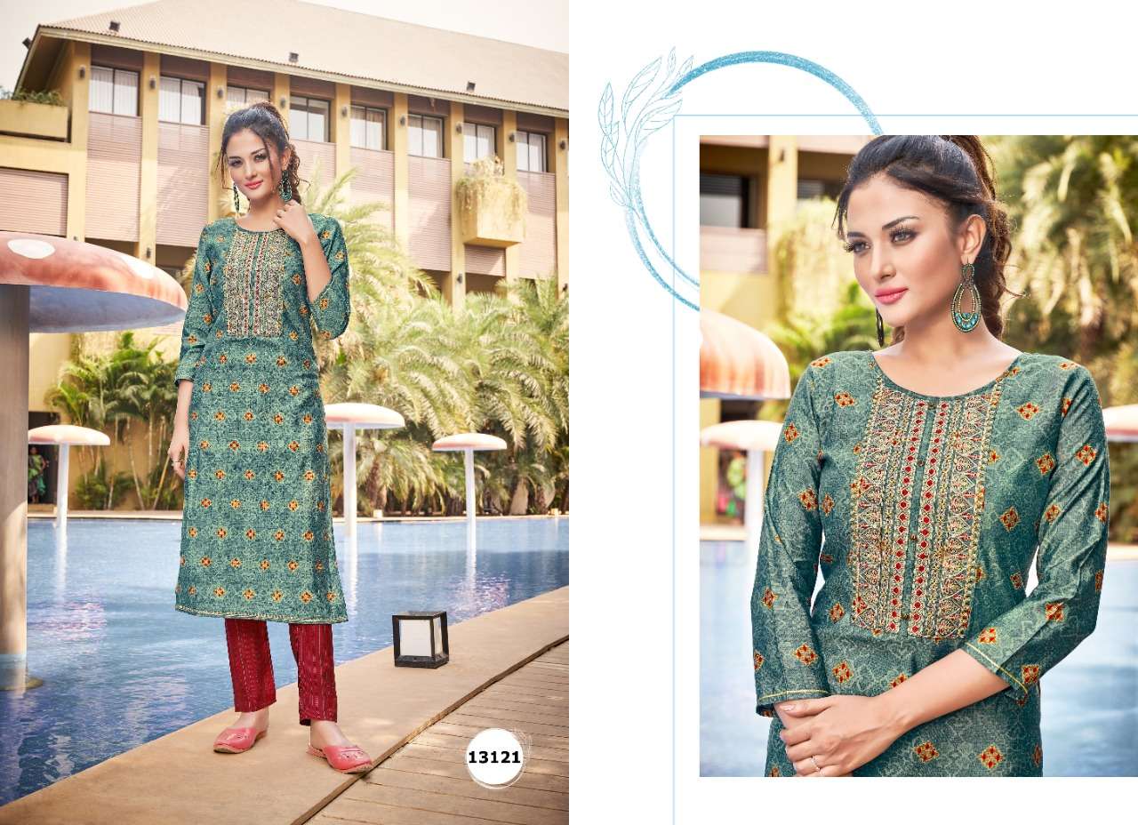 Kalaroop Aston Catalog Festive Wear Kurti With Bottom 
