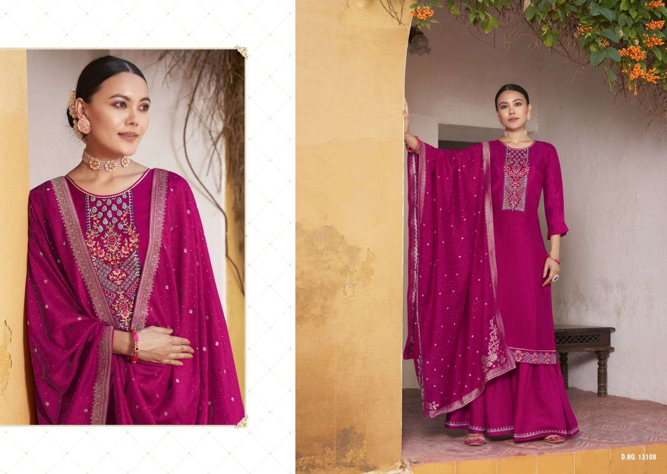 Kalaroop Avira Catalog Exclusive Wear Embroidery Readymade Sharara Suits