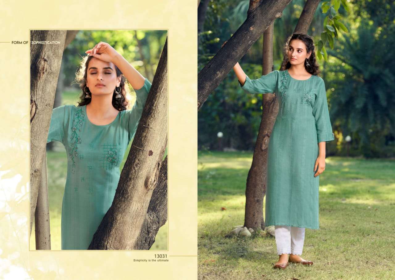 Kalaroop Kashvi Vol 2 Catalog Fancy Wear Long Embroidery Kurtis 