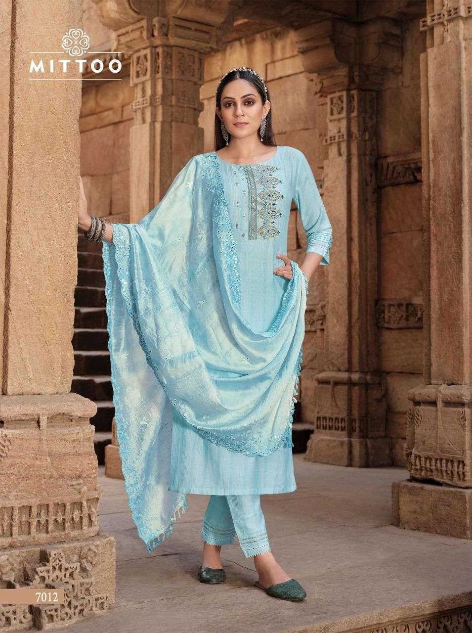 Mittoo Life Style Catalog Festive Wear Readymade Top Bottom With Dupatta 