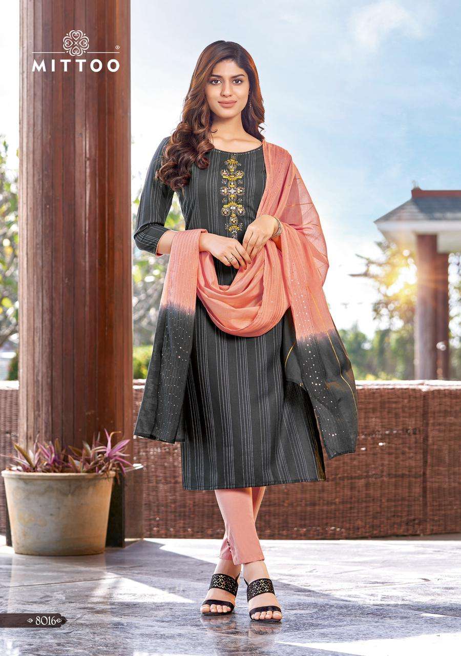 Mittoo Rangpreet Vol 4 Catalog Party Wear Readymade Top Bottom With Dupatta 