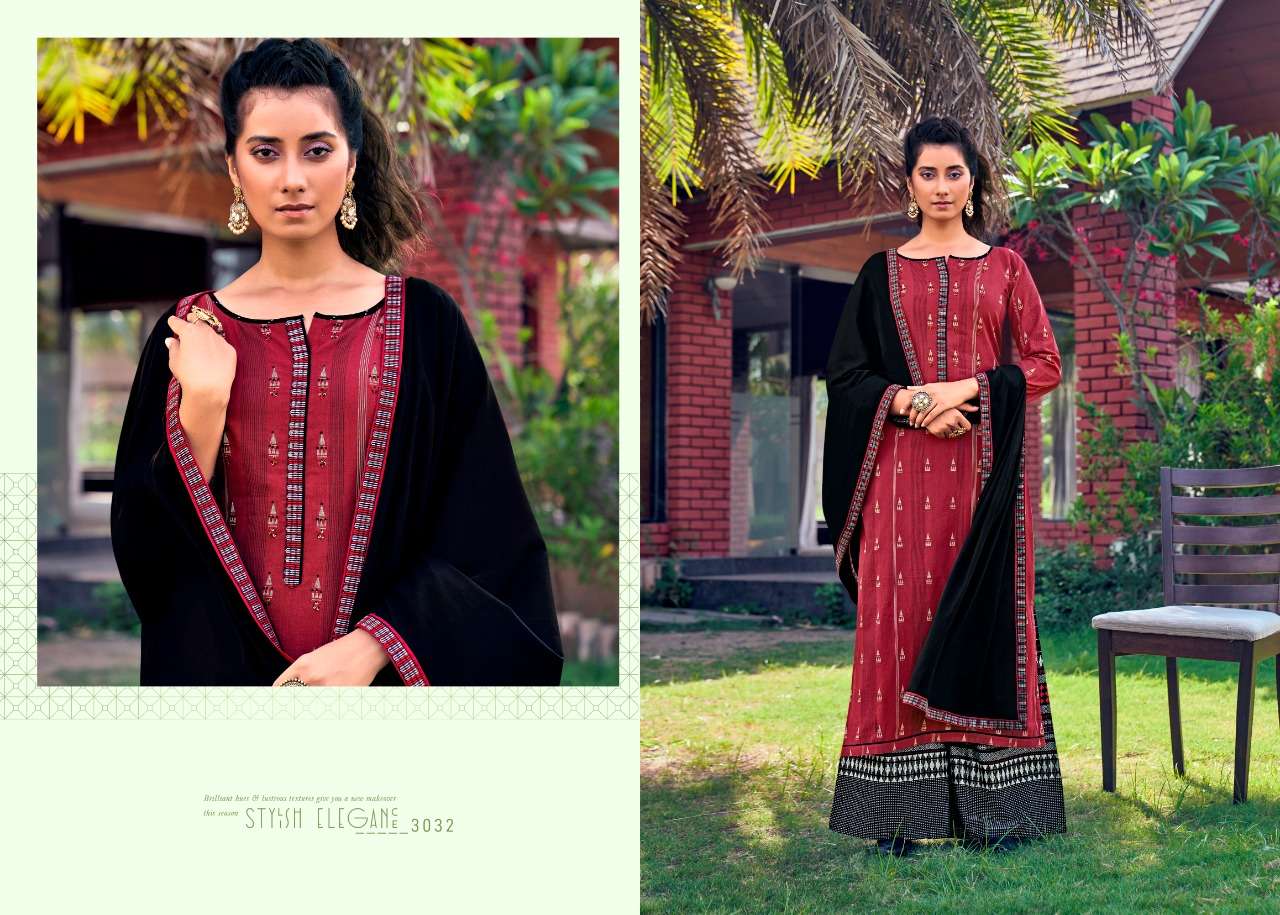 Rangoon High Up Catalog Party Wear Cotton Embroidery Readymade Top Bottom With Dupatta