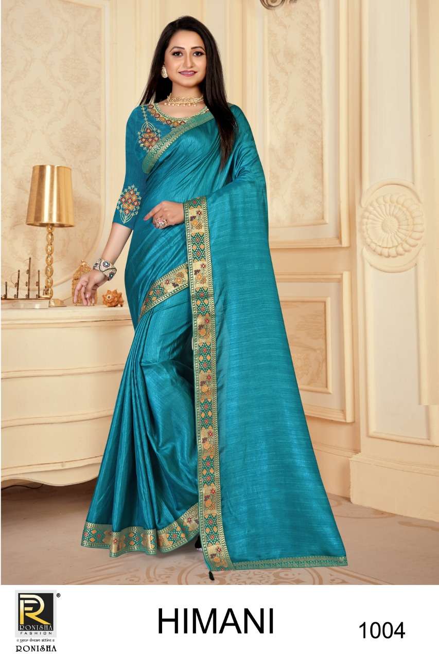 Ronisha Himani Catalog Fancy Wear Silk Sarees Online In Surat Wholesale 