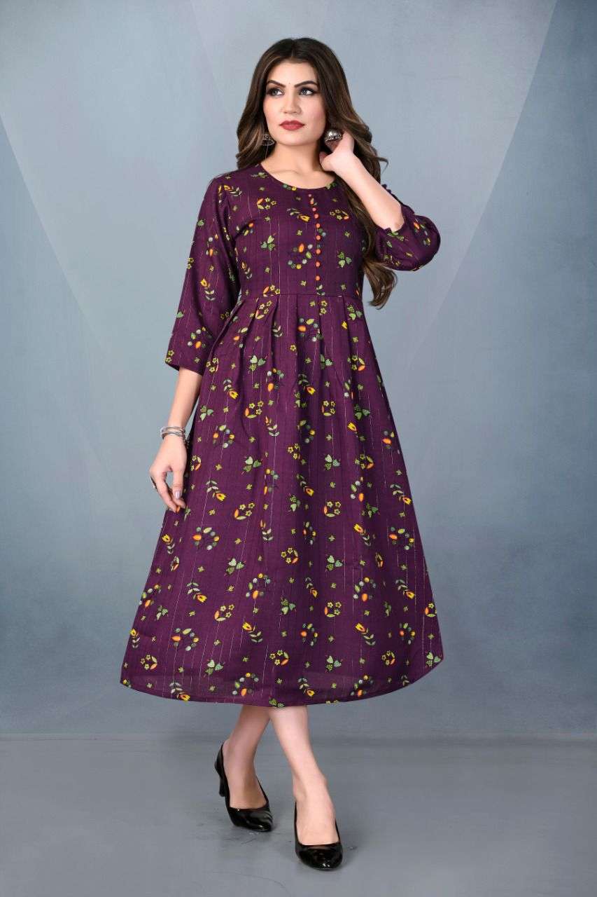 Sabella Fashion Cotton Candy Catalog Casual Wear Cotton Printed Kurtis