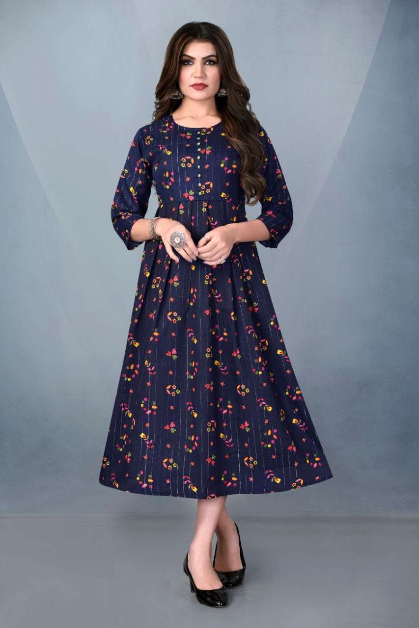Sabella Fashion Cotton Candy Catalog Casual Wear Cotton Printed Kurtis