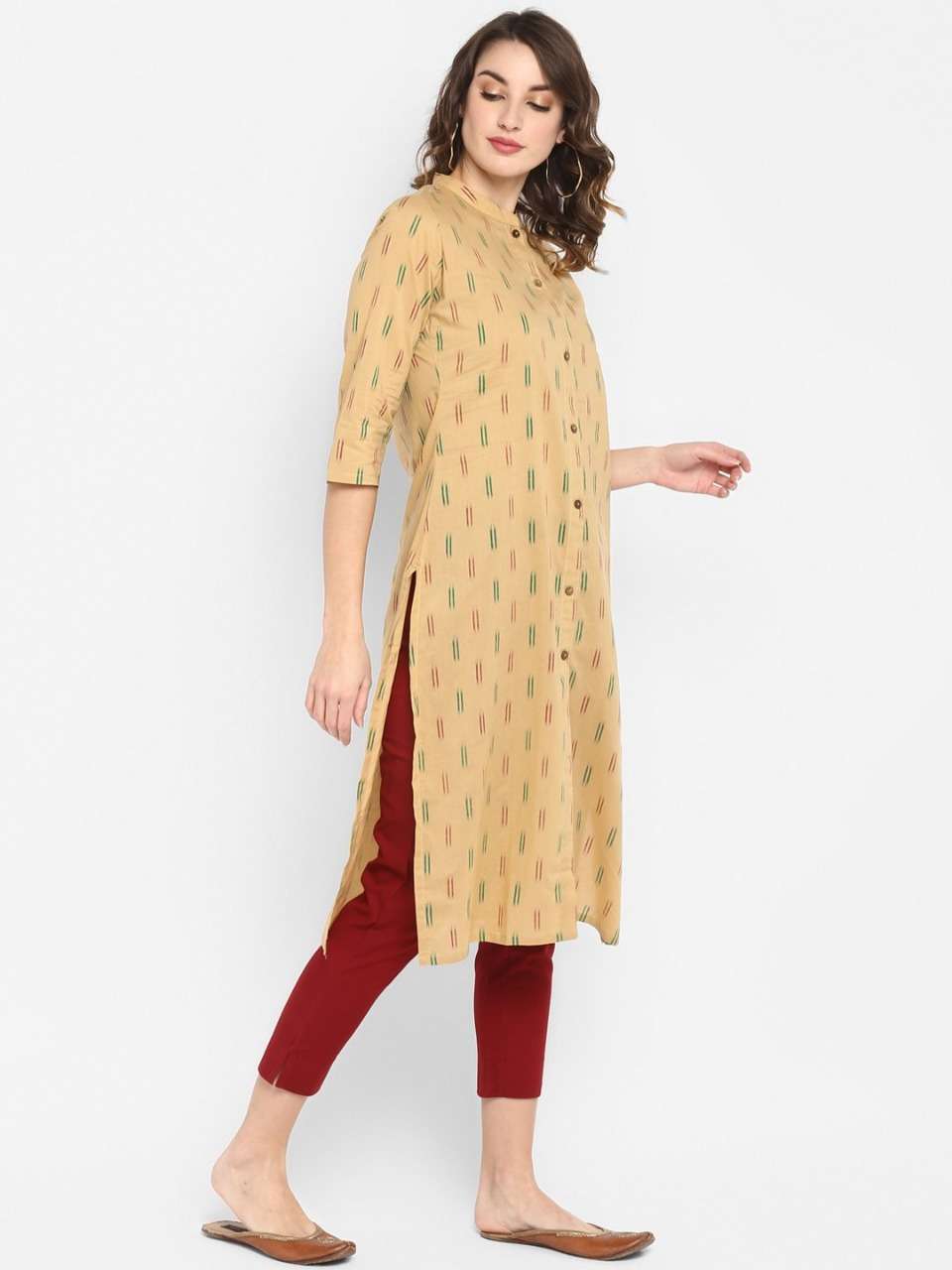 Sabella Fashion Cotton Queen 401 Catalog Ethnic Wear Straight Cut Long Kurtis 
