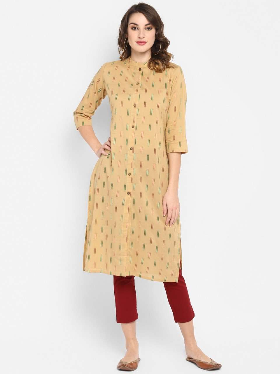 Sabella Fashion Cotton Queen 401 Catalog Ethnic Wear Straight Cut Long Kurtis 