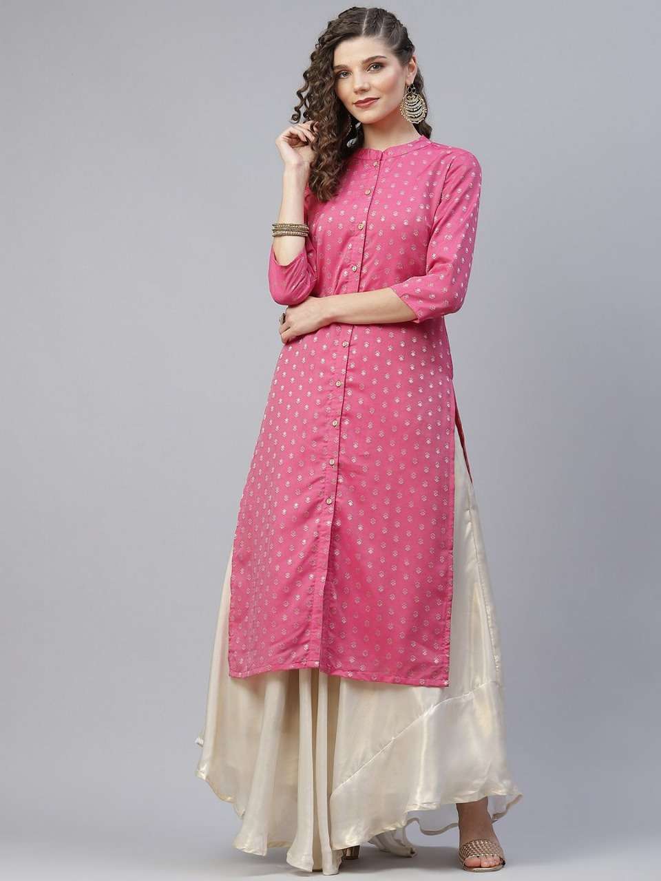 Sabella Fashion Cotton Queen 401 Catalog Ethnic Wear Straight Cut Long Kurtis 