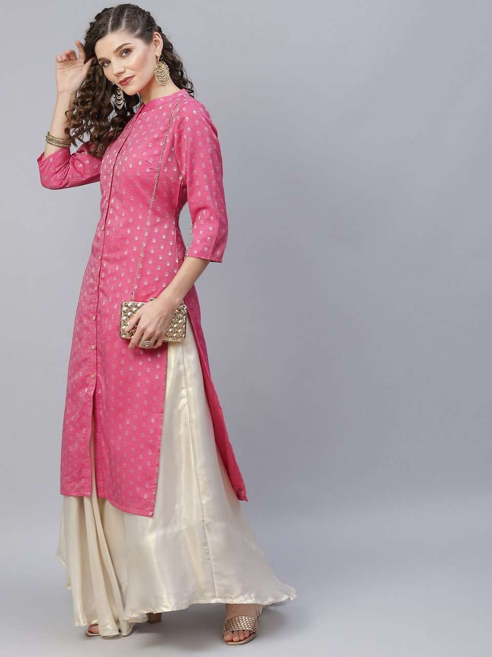 Sabella Fashion Cotton Queen 401 Catalog Ethnic Wear Straight Cut Long Kurtis 