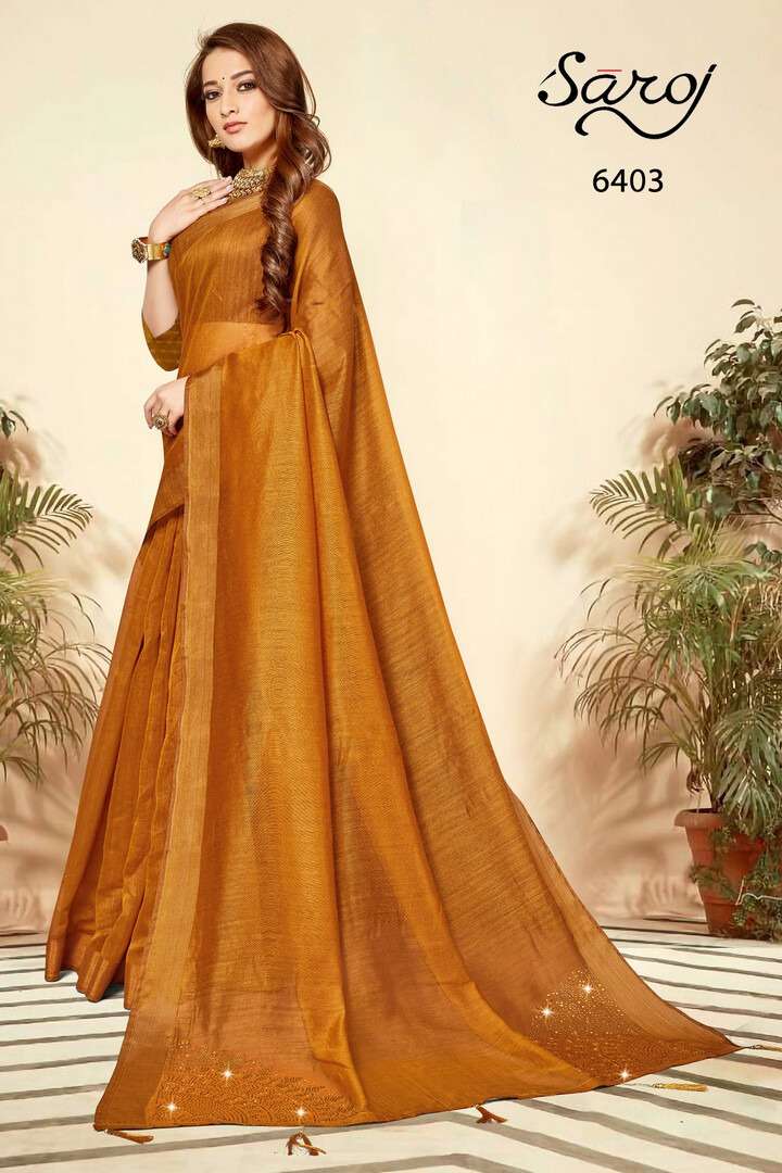 Saroj Jalwaa Vol 2  Catalog Designer Wear Linen Cotton Sarees 