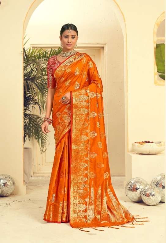 Saroj Nallini Vol 3 Catalog Party Wear Silk Weaving Sarees Online At Wholesale