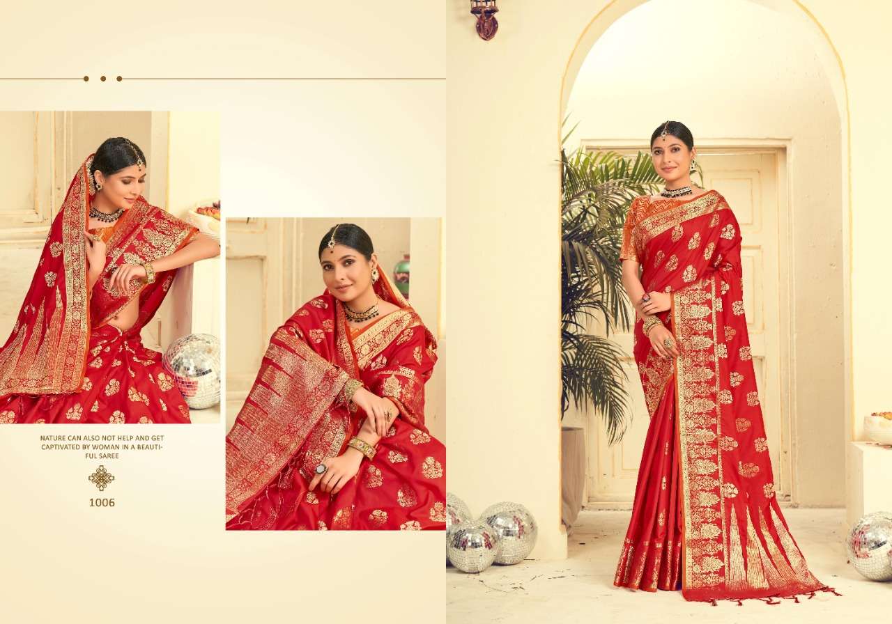 Saroj Nallini Vol 3 Catalog Party Wear Silk Weaving Sarees Online At Wholesale