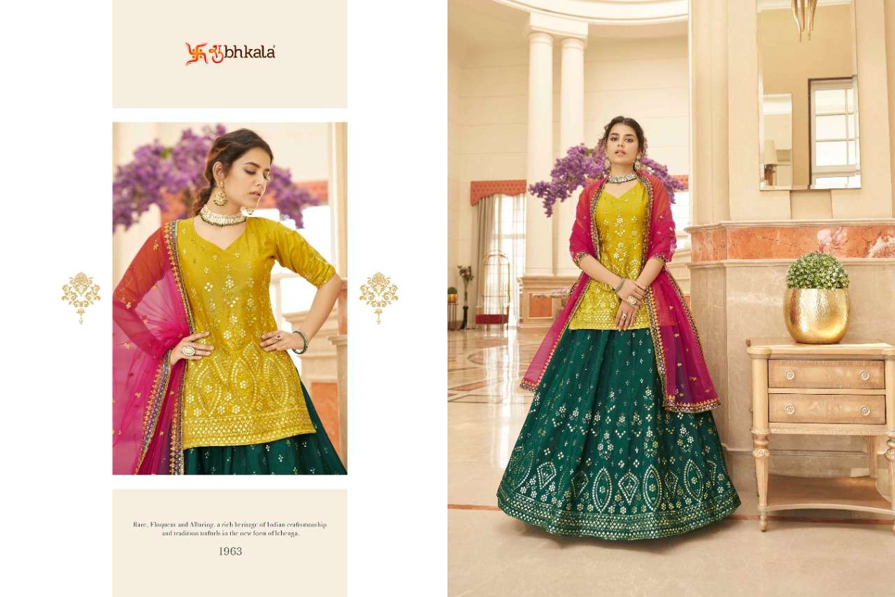 Shubhkala Parampara Vol 2 Catalog Exclusive Wear Semi Stitched Lehenga Choli Collection 