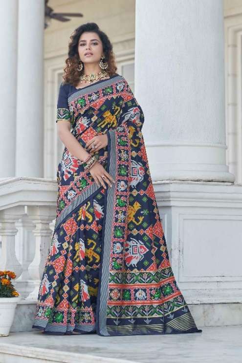 Shubhkala Patola Vol 4 Catalog Traditional Wear Patola Weaving Silk  Saress 