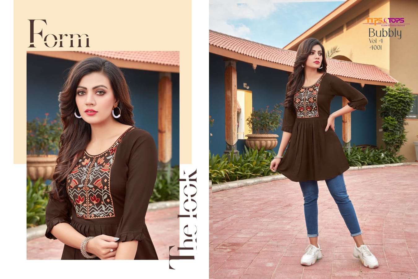 Tips & Tops Bubbly Vol 4 Catalog Western Wear Top Online Available In Wholesale 