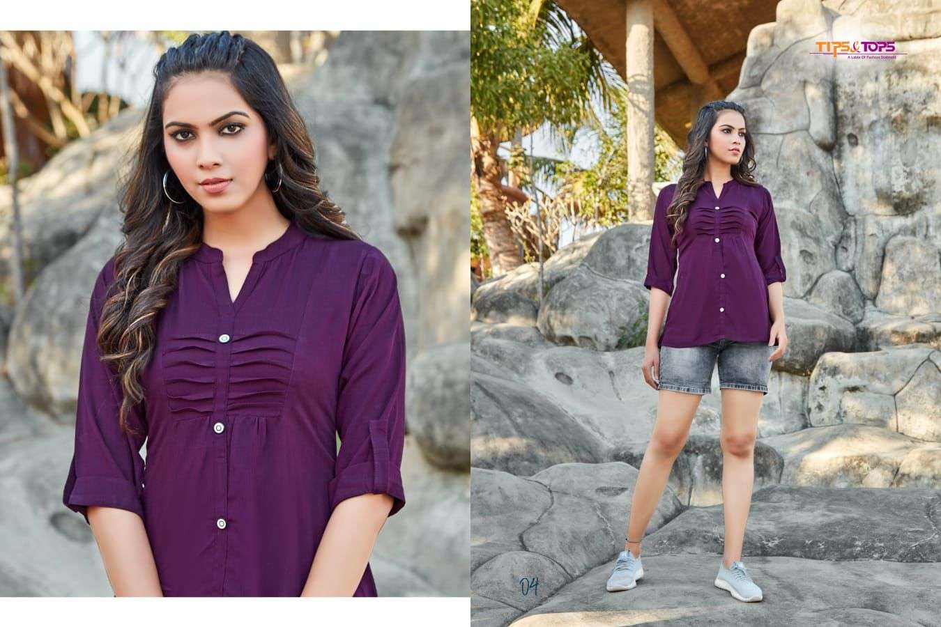 Tips & Tops Pepe Tops Vol 3 Catalog Beautiful Western Wear Rayon Tops  