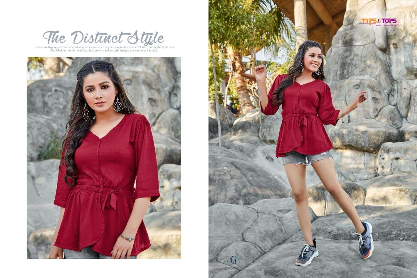 Tips & Tops Pepe Tops Vol 3 Catalog Beautiful Western Wear Rayon Tops  