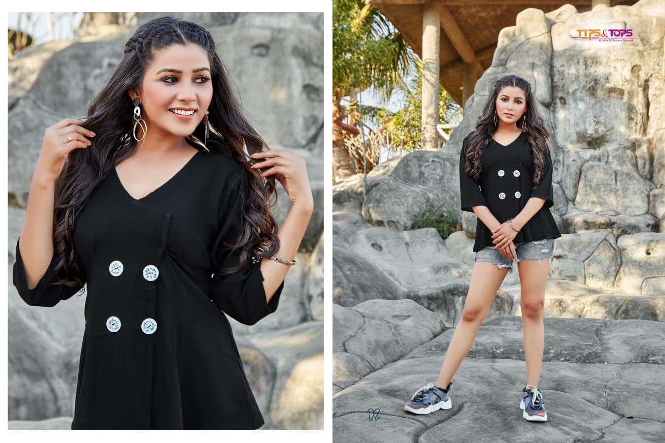 Tips & Tops Pepe Tops Vol 3 Catalog Beautiful Western Wear Rayon Tops  