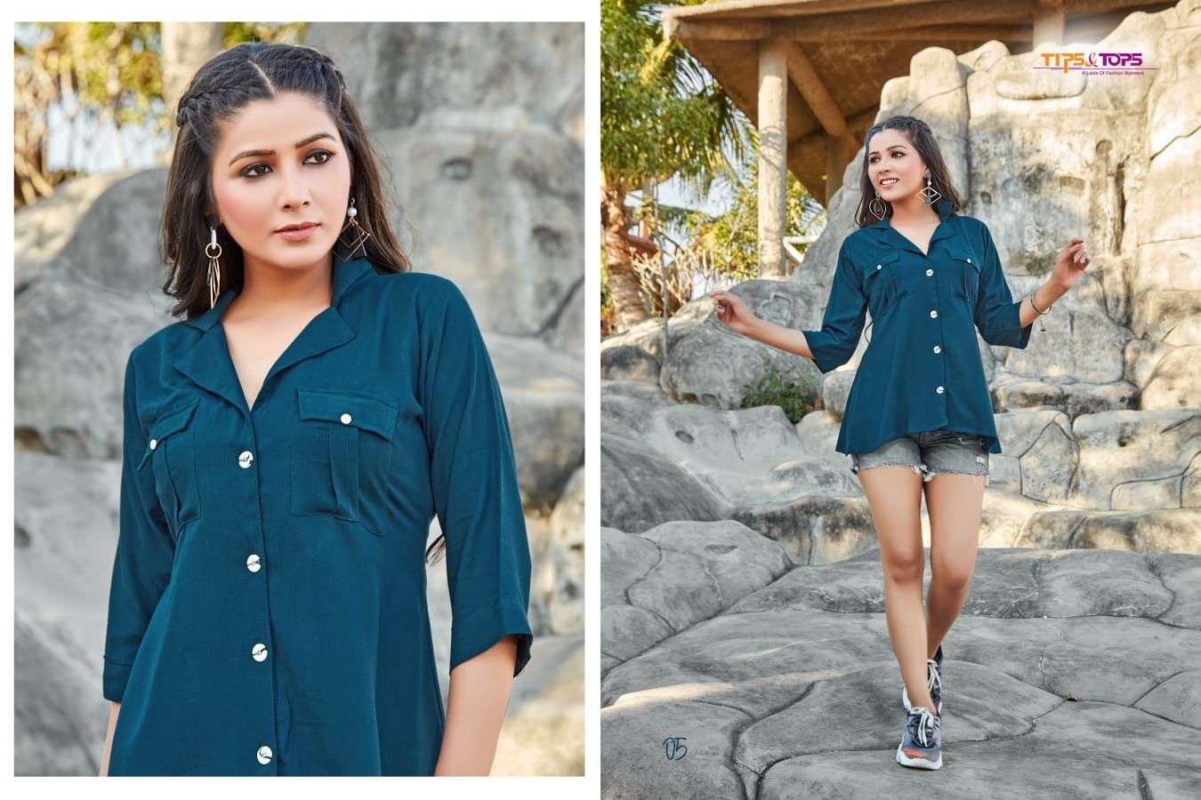 Tips & Tops Pepe Tops Vol 3 Catalog Beautiful Western Wear Rayon Tops  
