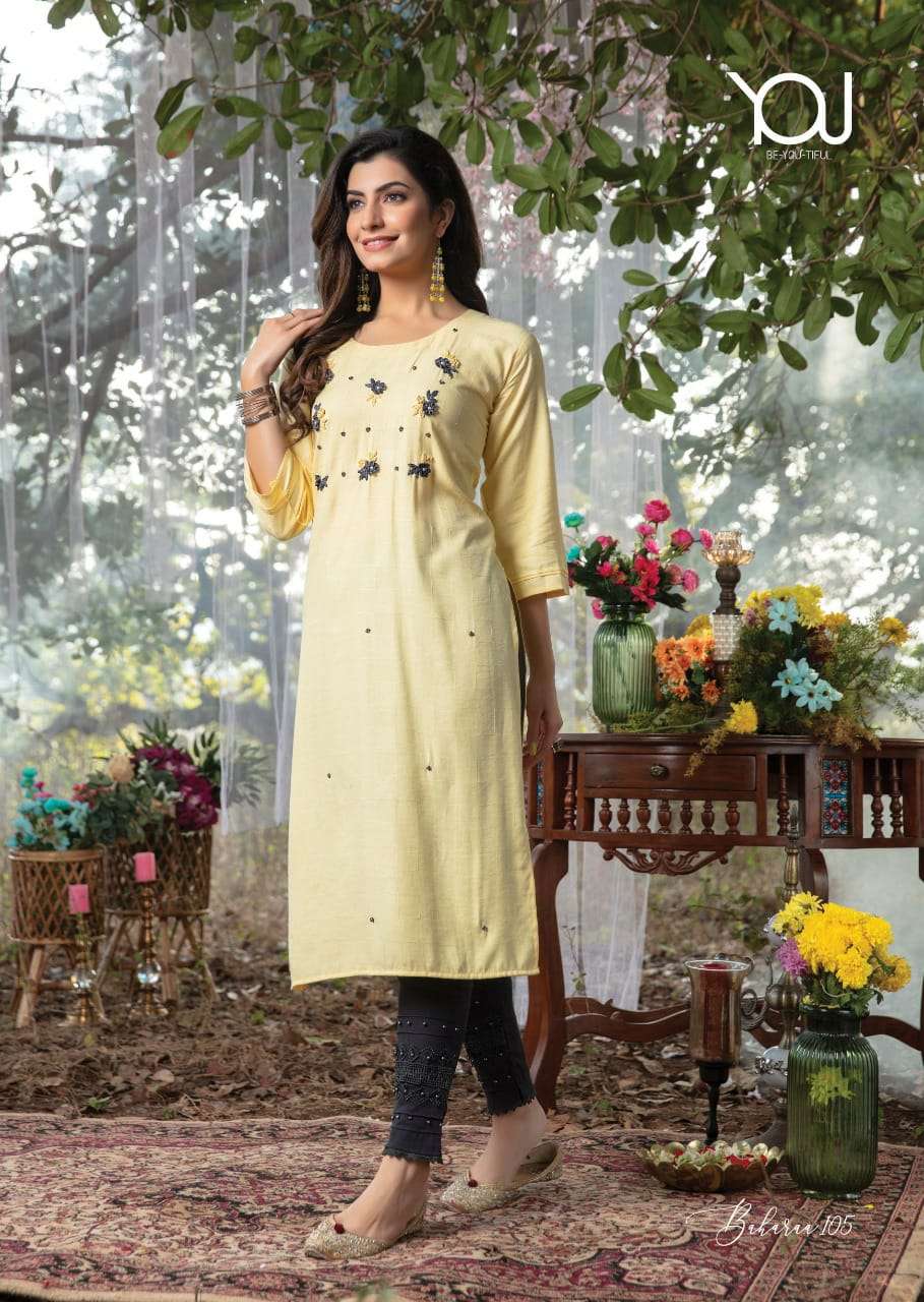 Wanna Baharaa Catalog Festive Wear Embroidery Kurti with Bottom
