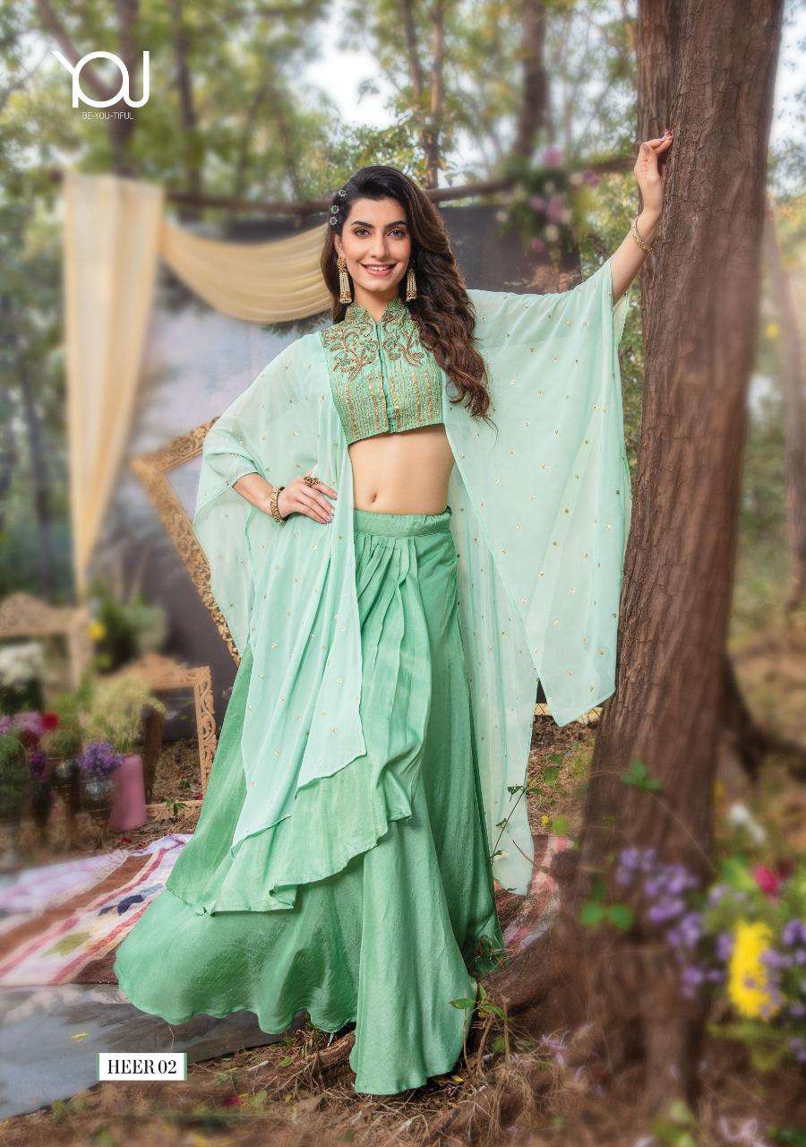 Wanna Heer Catalog Fancy Wear Readymade Long Anarkali Gowns 