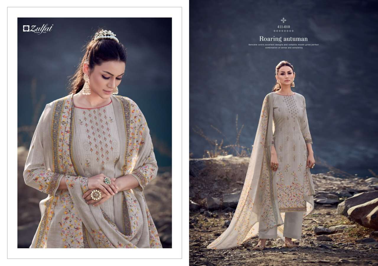 Zulfat Atrangi Catalog Designer Wear Pure Cotton Printed Ladies Dress Materials 