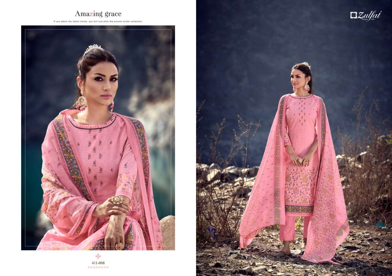 Zulfat Atrangi Catalog Designer Wear Pure Cotton Printed Ladies Dress Materials 