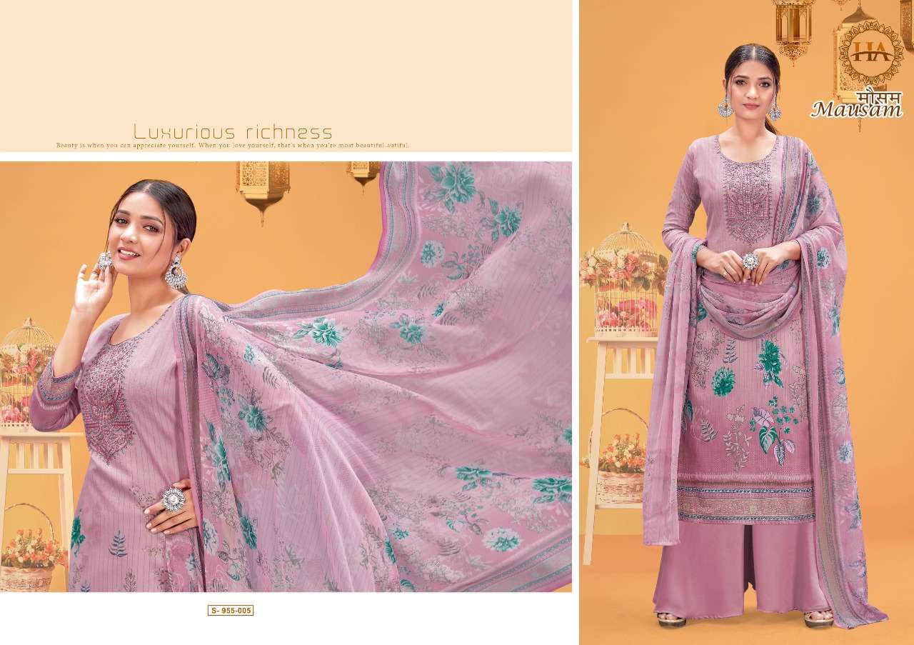 Harshit Mausam Catalog Daily Wear Jam Cotton Printed Women Dress Materials 