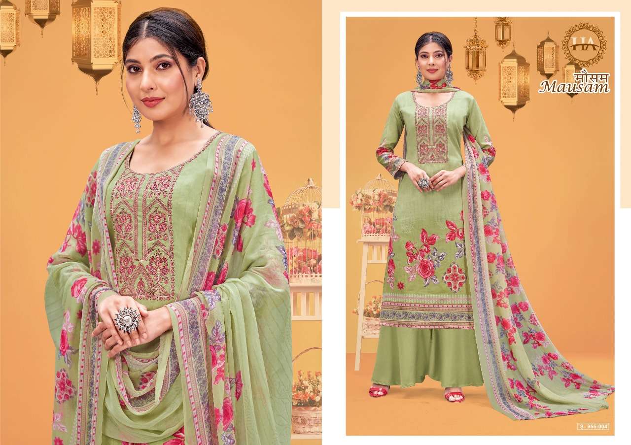 Harshit Mausam Catalog Daily Wear Jam Cotton Printed Women Dress Materials 