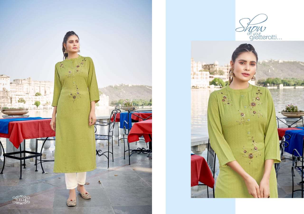 Kalaroop Milano Vol 2 Catalog Party Wear Silk Khatali Work Kurtis 